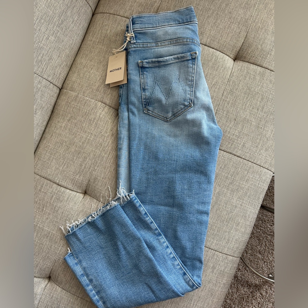 MOTHER Jeans The Insider Crop Step Fray, Limited Edition, size 27